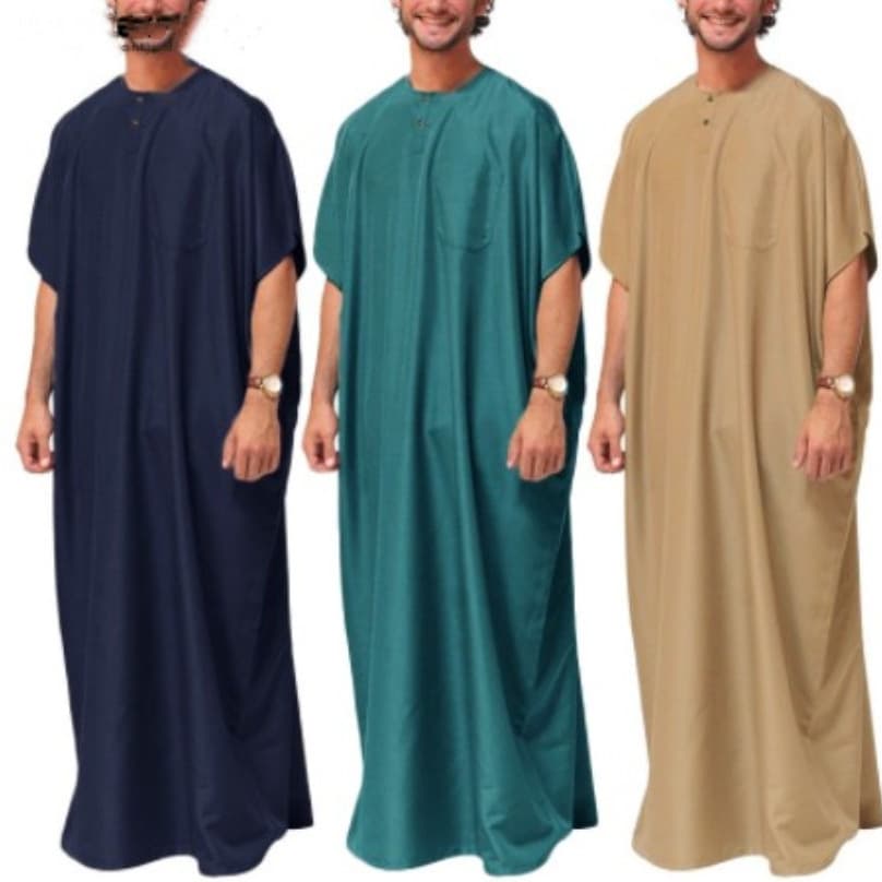 2025 New Style Formal Wear Malaysian Men's Shirts and Robes