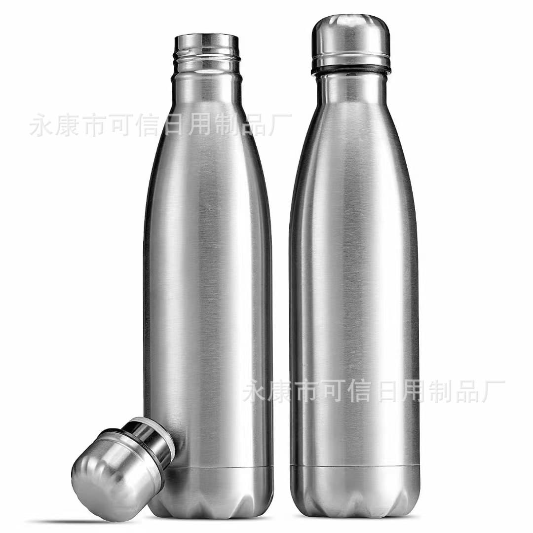 A small number of American stainless steel double-layer insulated Coke bottles are portable and practical for outdoor use. Cross-border Amazon sports insurance