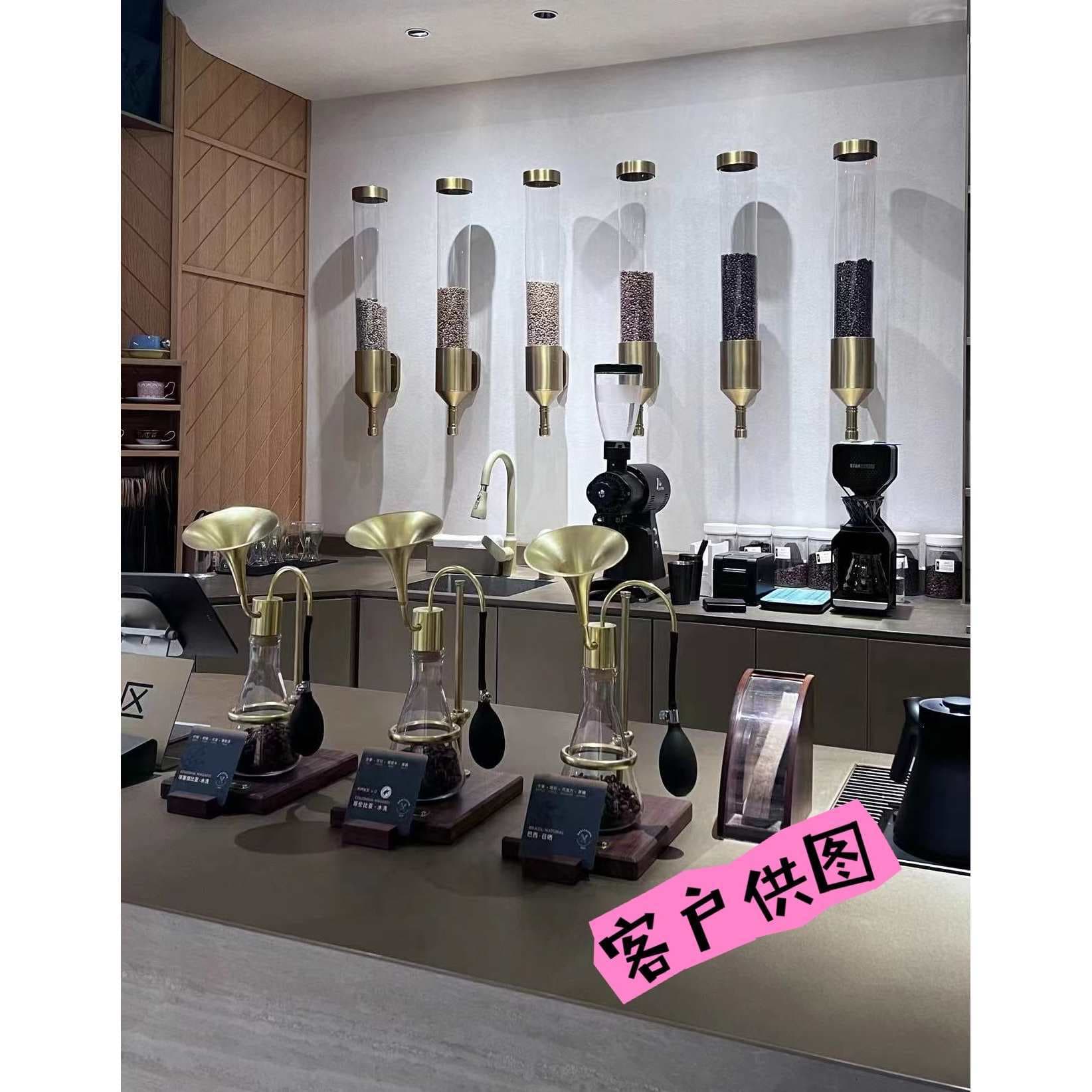 Copper Aroma Bottle SPA Copper Funnel Aroma Diffuser Brass Aroma Instrument White Spirit Essential Oil Perfume Aroma Coffee Beans