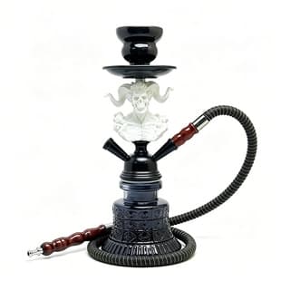 Cross-border Supply Hookah Pot Factory Arabic Hookah Set Single Double Pipe Glass Hookah Pot Accessories Hookah