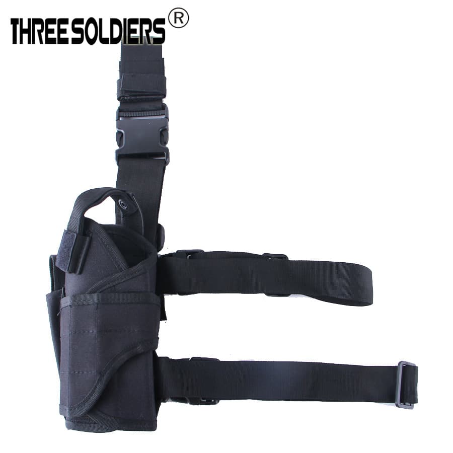 Left Leg Tactical Drop Leg Pouch Tornado Leg Rig for Real CS Tactical Multi-Purpose Outdoor Tool Storage Bag