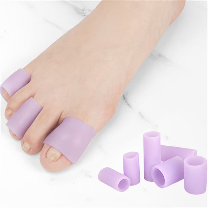 Finger protective sleeve toe protective sleeve silicone toe sleeve sports toe protective cover toe valgus protective sleeve