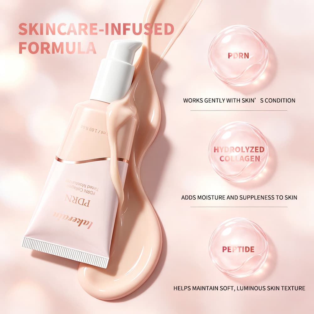 Cross-border Danchel PDRN Collagen Tinted Moisturizing Cream Hydrating Primer Foundation Concealer Makeup