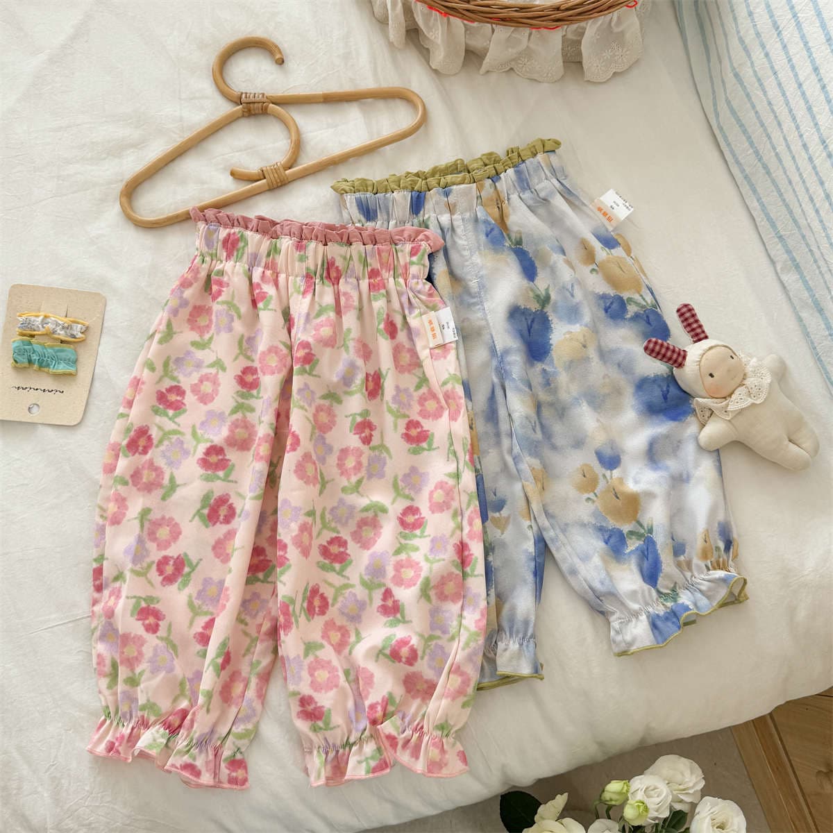 Girls' Pants Summer 2026 New Girls' Casual Ankle-Length Pants Children's Thin Mosquito-Repellent Pants Summer New