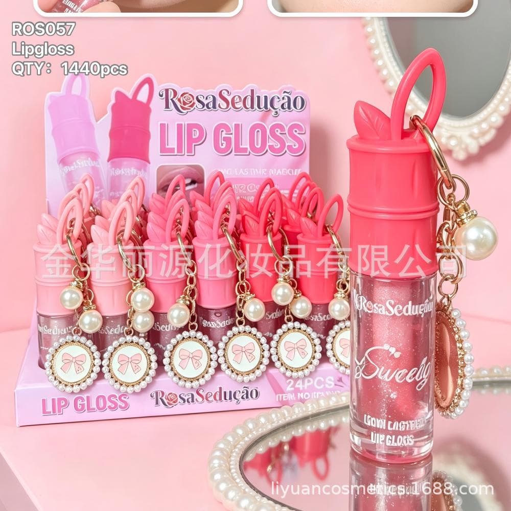 LIPHONEY Honey Lip Balm Strawberry Lip Oil Heart Rabbit Brazil Lip Gloss Fruit Lip Gloss Honey Lip Gloss