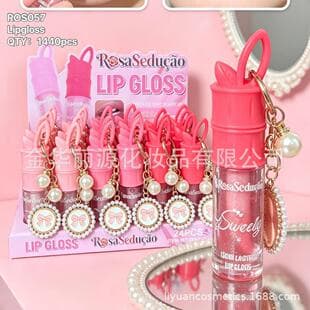 LIPHONEY Honey Lip Balm Strawberry Lip Oil Love Heart Rabbit Brazil Lip Glaze Fruit Lip Gloss Honey Lip Glaze