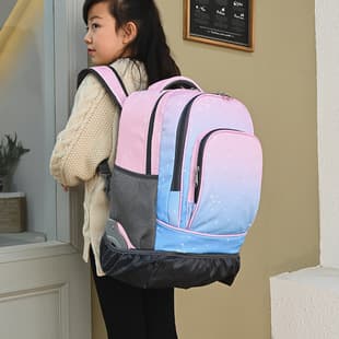 2-in-1 Backpack with Wheels for Elementary and Middle School Students, Boys and Girls Travel Bag, Large Capacity Shoulder Backpack