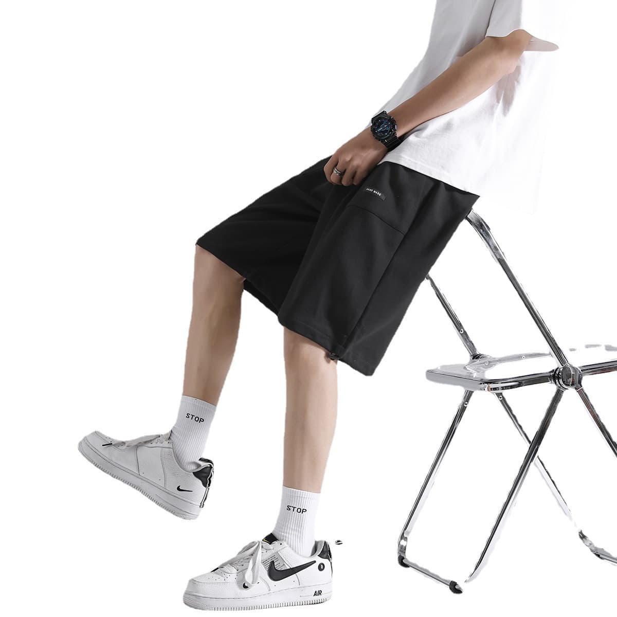 Fashion Trend 2023 Summer New Casual Pants Men Shorts 5-Inch Shorts Sports Pants Men Loose Pants