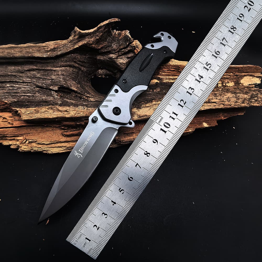 Tactical Folding Knife Sharp Self-Defense Multifunctional Stainless Steel Knife Outdoor Camping Survival Daily Fishing Tactical Folding Knife