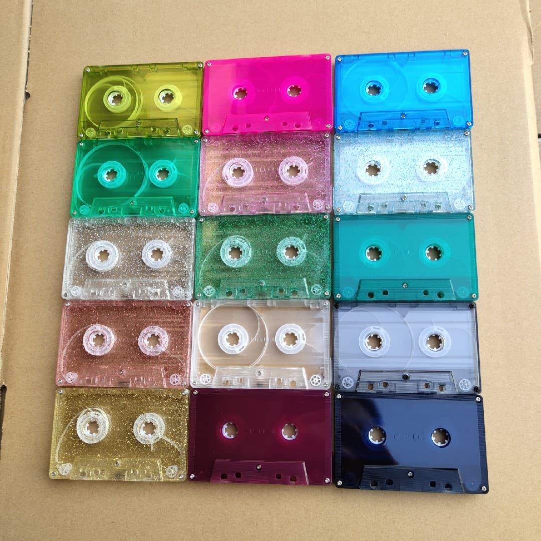 Colorful transparent tape shell, blank tape shell, coreless tape shell, decorative tape shell
