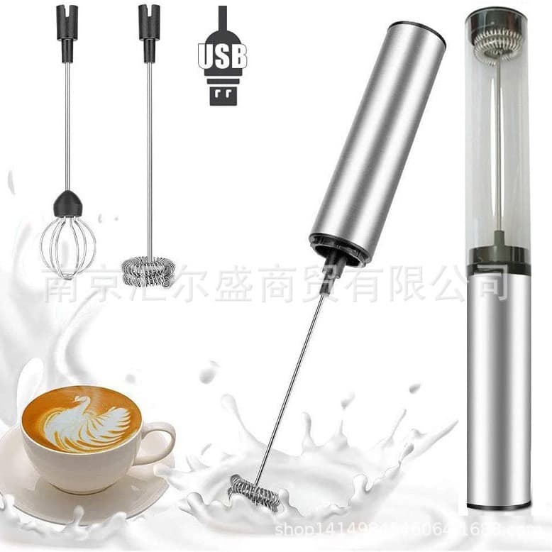 New Wireless Electric Egg Beater Cream Whisk Coffee Stirrer Milk Frother Baking Tool Frother