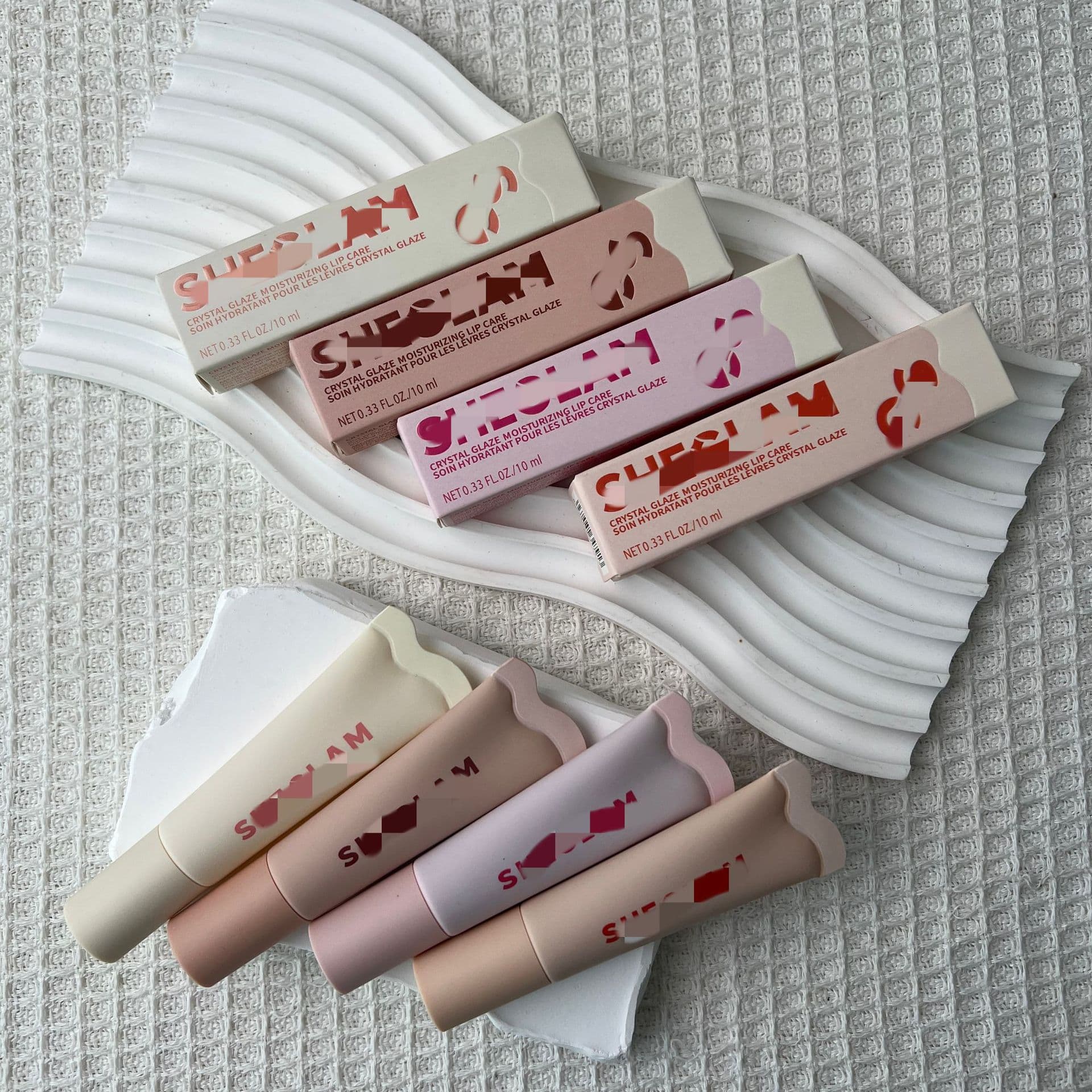 Cross-border Bestseller SHE-GLAM Lip Glaze Moisturizing Lip Balm Lip Gloss Hot-Selling Makeup Lip Oil Foreign Trade Beauty Lip Oil