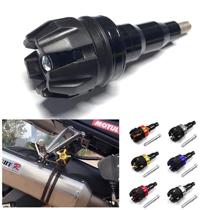 Motorcycle Modified Accessories Aluminum Crash Bar Exhaust Hanger Screws Crash Pegs Ghost Fury Crash Bars