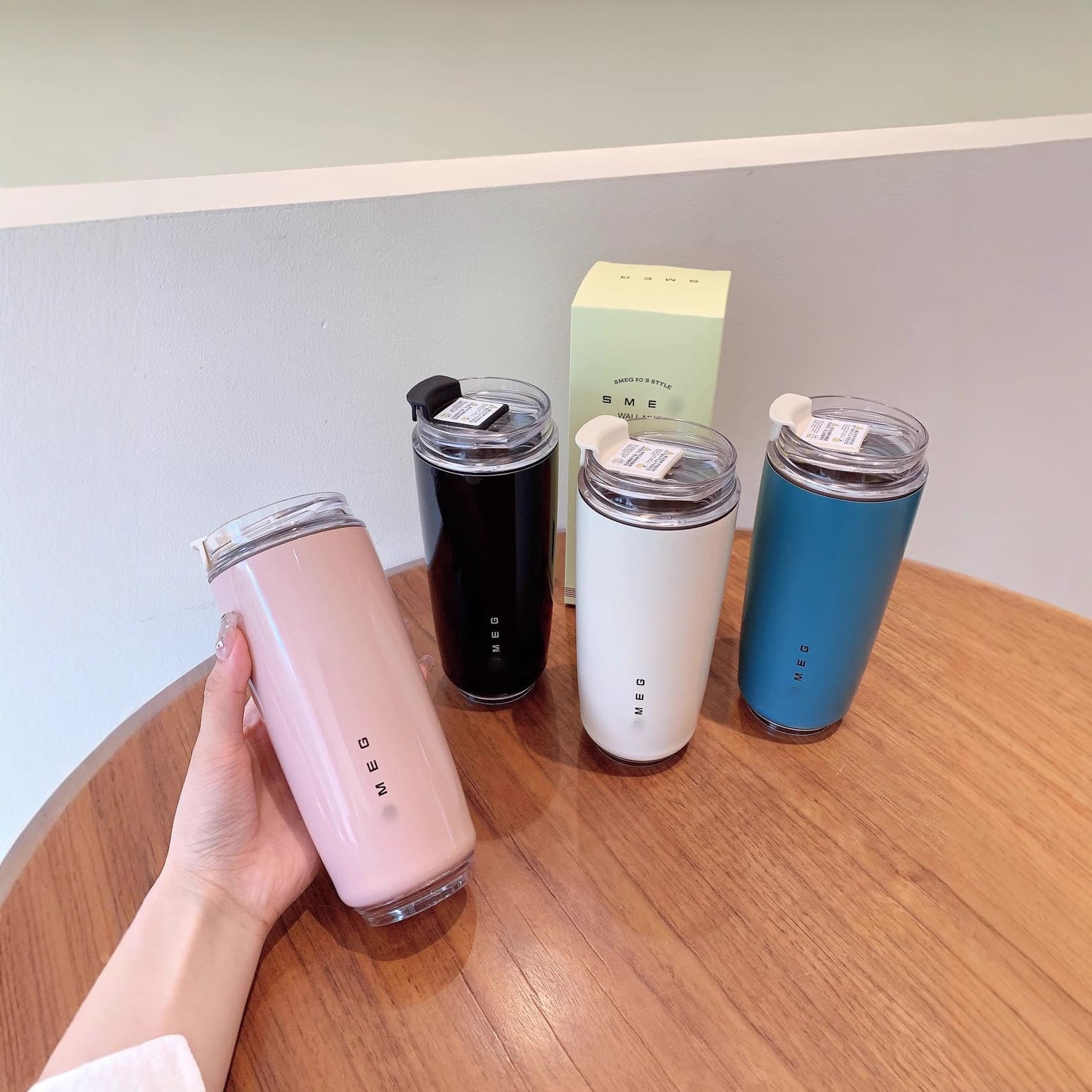Factory Direct In-Stock SM-EG Stainless Steel Insulated Cup Ins-Style Hot and Cold Dual-Use Office Travel Mug Coffee Cup