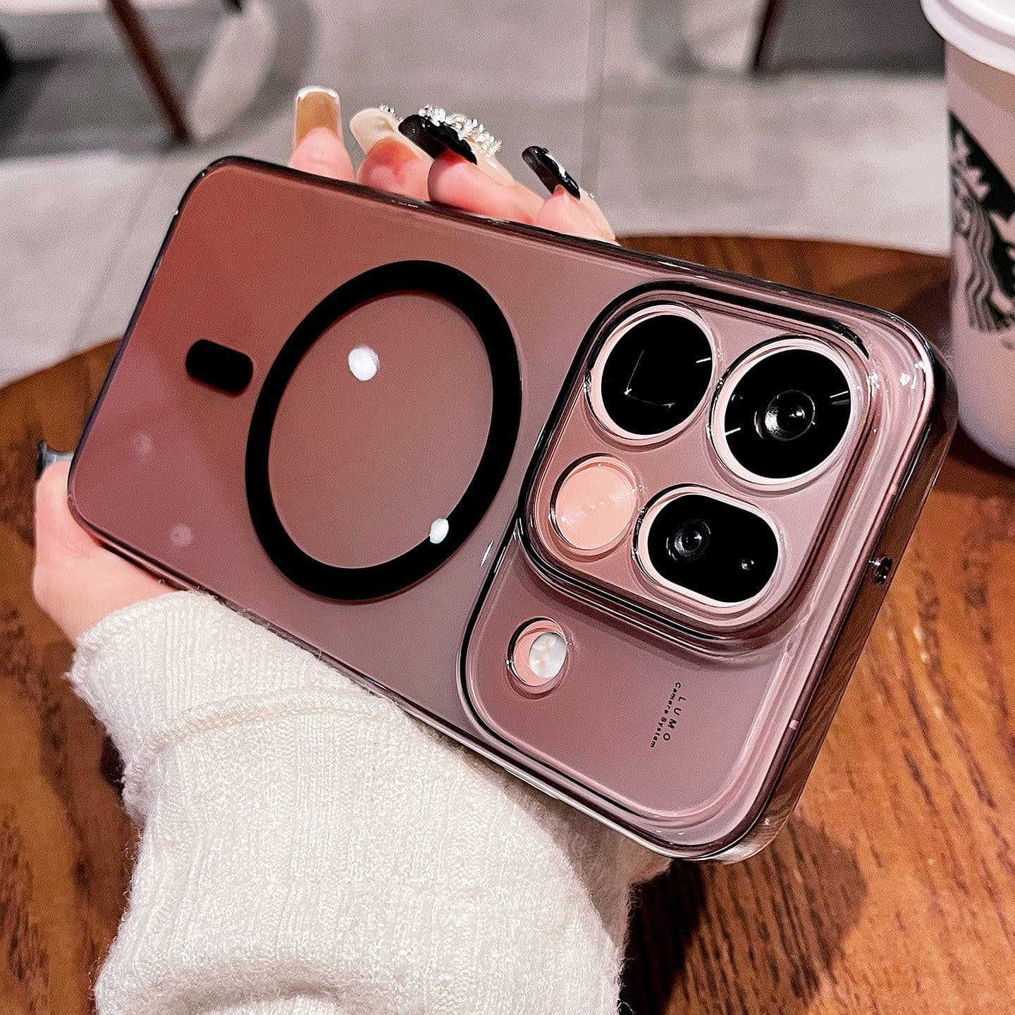 Compatible with OPPO Find X9S Pro Phone Case, Find X9 Protective Cover, Ultra-Thin Transparent Frosted Magnetic Full Coverage Shockproof