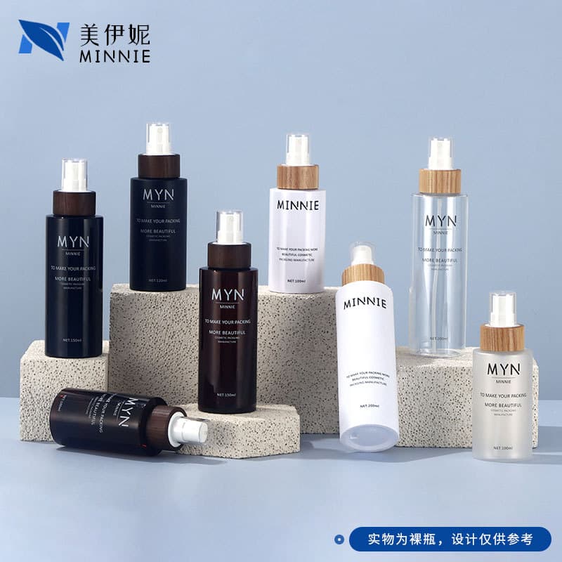 In Stock 150ml Cylindrical Fine Mist Spray Bottle High-Grade Frosted Pet Plastic 100ml Toner Cosmetic Spray Bottle