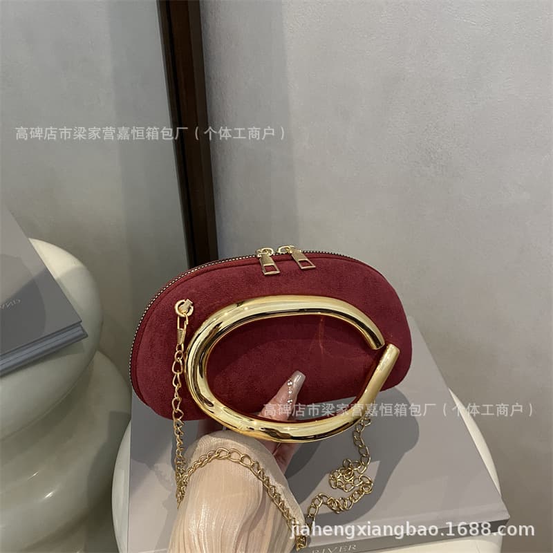 Dopamine Color Series Large Capacity Women's Shoulder Crossbody Bag Casual Minimalist Nylon Dumpling Bag Commuter Versatile Waterproof