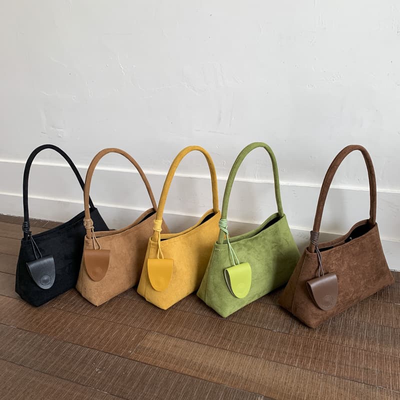 Korean Ins Niche Design Underarm Bag Simple Trendy Shoulder Matte Fashion Mother-Child Bag Versatile Handbag