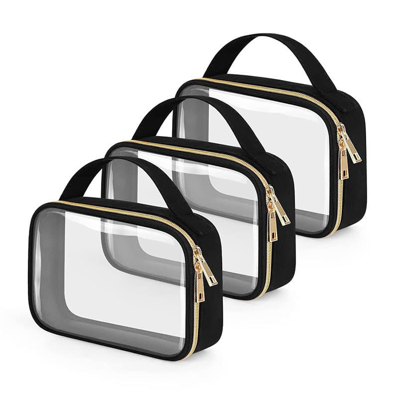 Cross-border Transparent Lipstick Storage Portable Toiletry Bag Ins Niche Large Capacity Skincare Organizer Box