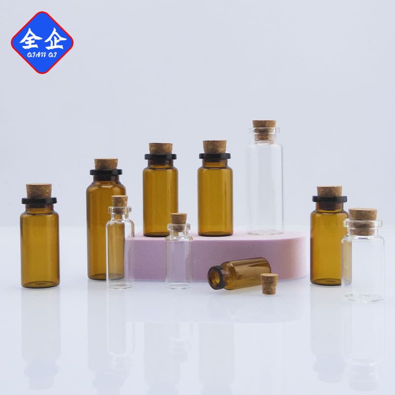 Manufacturer wholesale in stock 2ml-30ml transparent amber serum vials, freeze-dried powder glass dropper bottles, essential oil bottles
