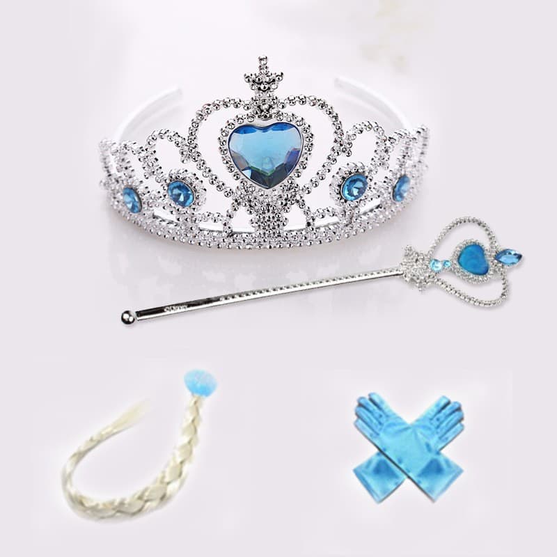 Girls Summer Dress Elsa Princess Skirt New Frozen Elsa Birthday Dress Dress Summer Thin Style
