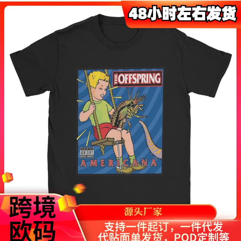 Men's The Offspring T-Shirt Pure Cotton Clothes Vintage