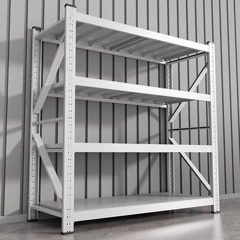 Light Duty Storage Shelving for Home, Warehouse, and Retail Use, Heavy-Duty Multi-Layer Storage Rack with Adjustable Height