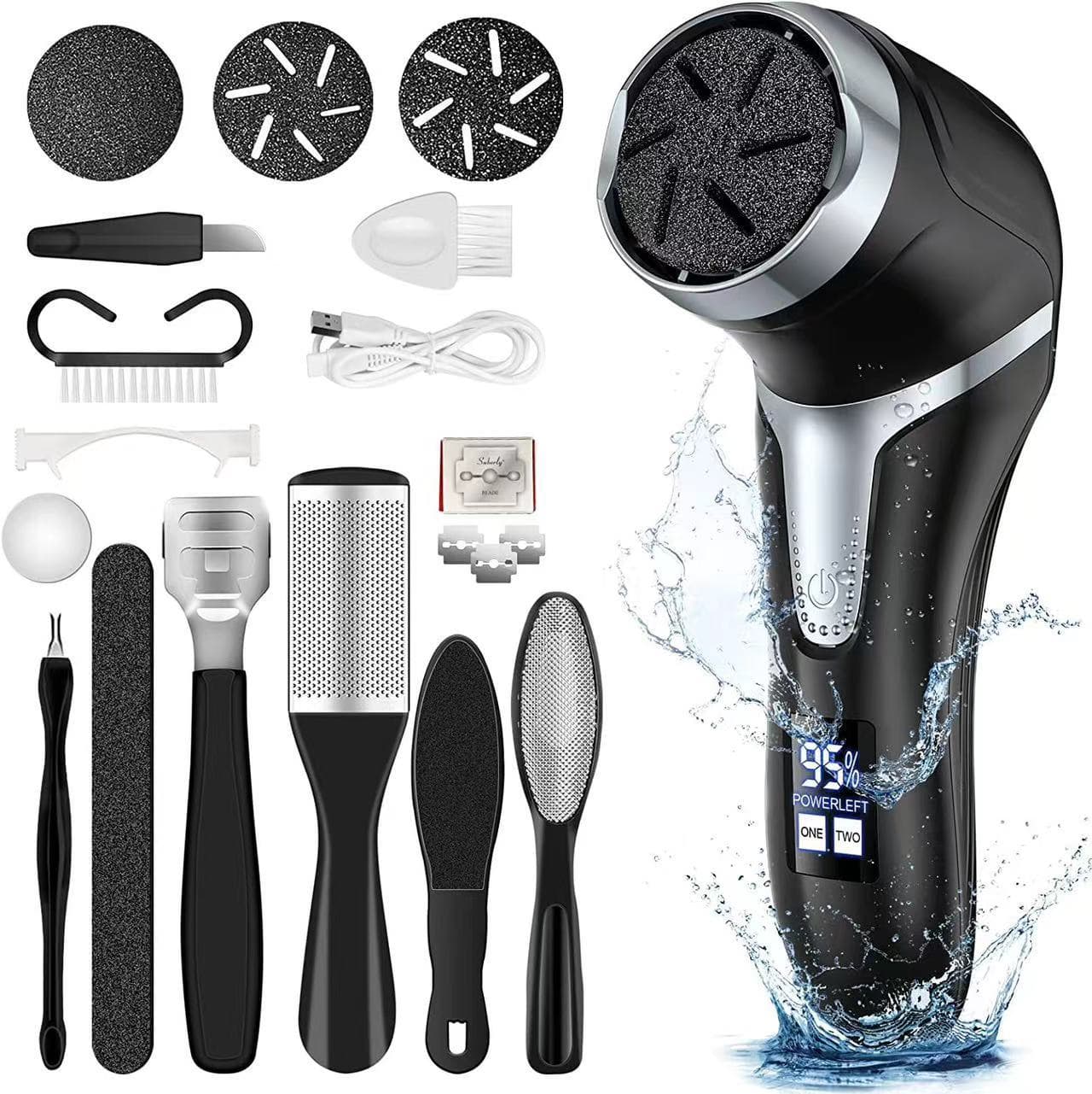 New Vacuum Callus Remover, Electric Washable Rechargeable Foot File, Automatic Dead Skin & Callus Remover Foot Care Machine for Cross-Border Sales