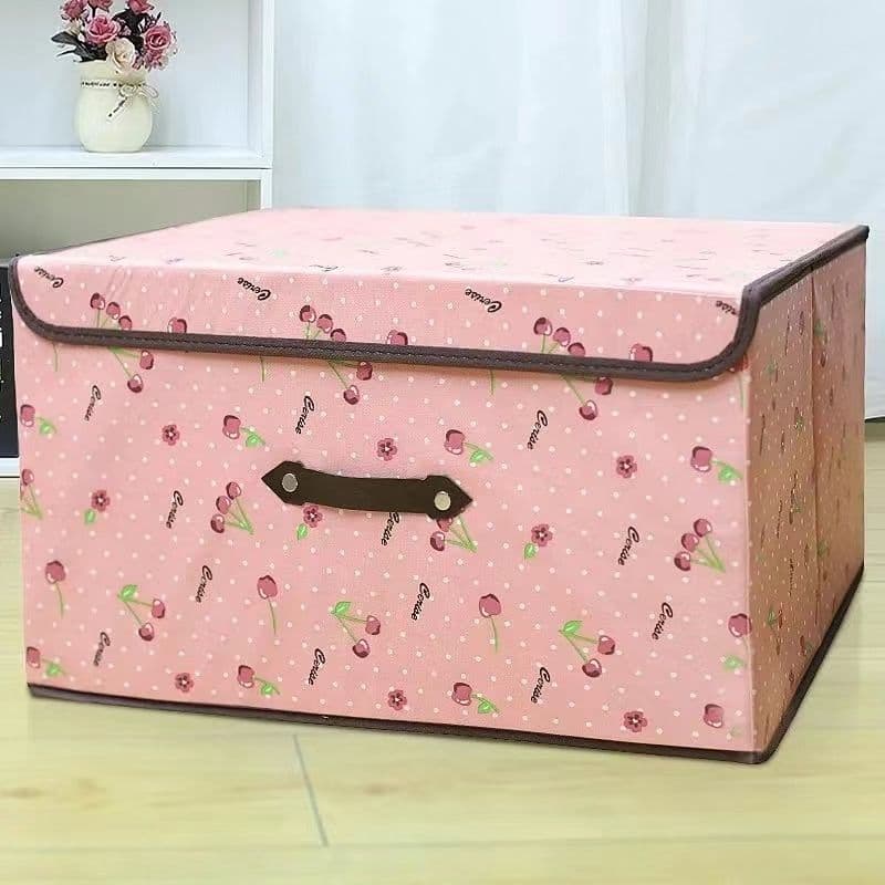 Extra Large Fabric Clothes Storage Box Foldable Wardrobe Storage Container for Underwear and Socks Organizing Box