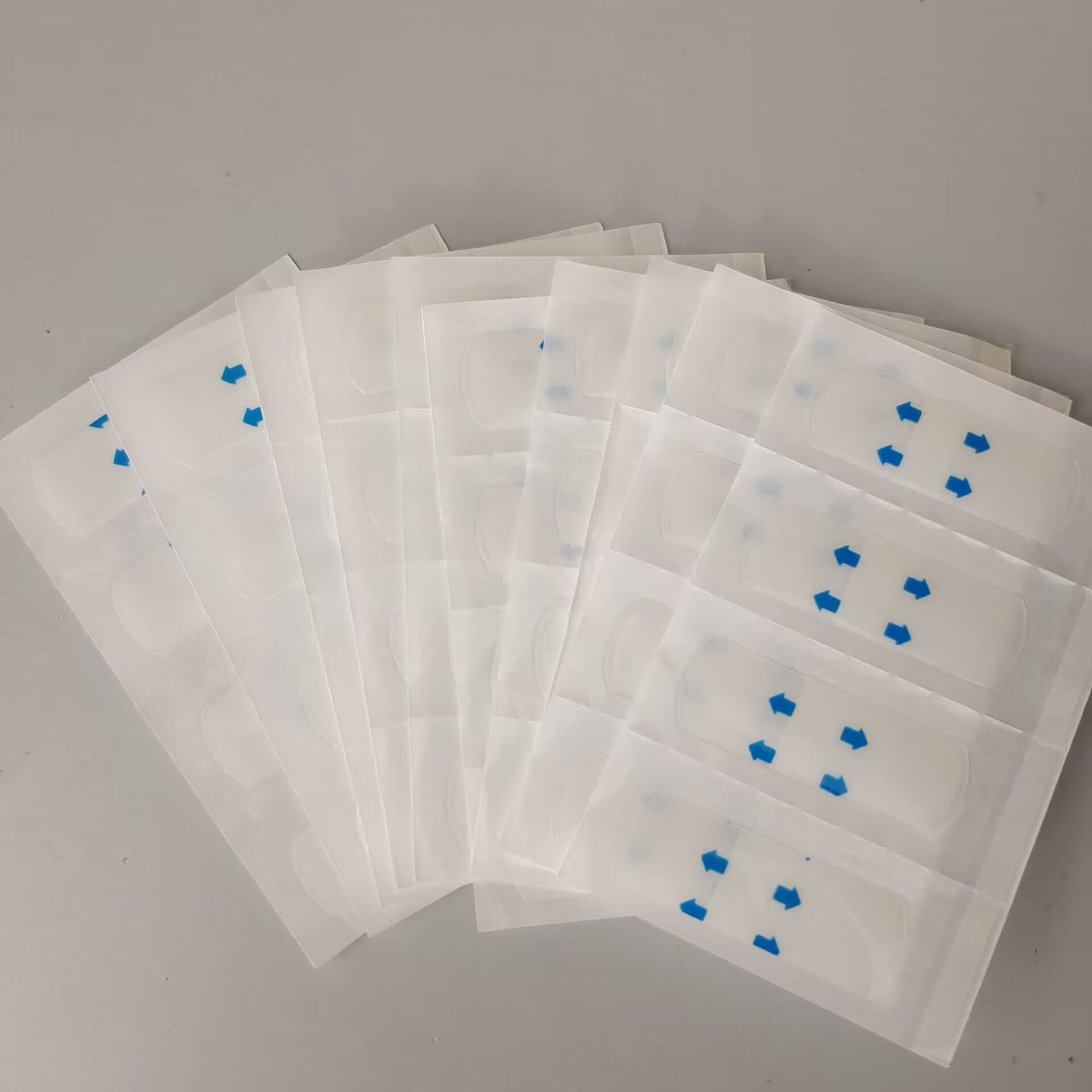 In stock V-shaped face stickers, matte invisible face stickers, for double chin makeup use, 40 pieces.