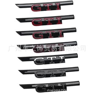 GTI Front Grille Emblem for Volkswagen Golf 8 2021 Custom Modified GTI Grille Decorative Badge