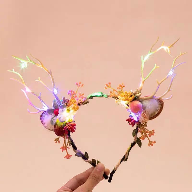 Christmas antler headband children adult Christmas hair accessory festival costume prop festival supplies