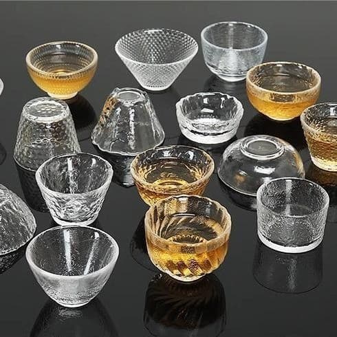 Japanese Glass Tea Cup, Transparent Host Cup, Tasting Cup, Tea Brewing Cup, Single Kung Fu Tea Set Small Tea Cup, One Piece