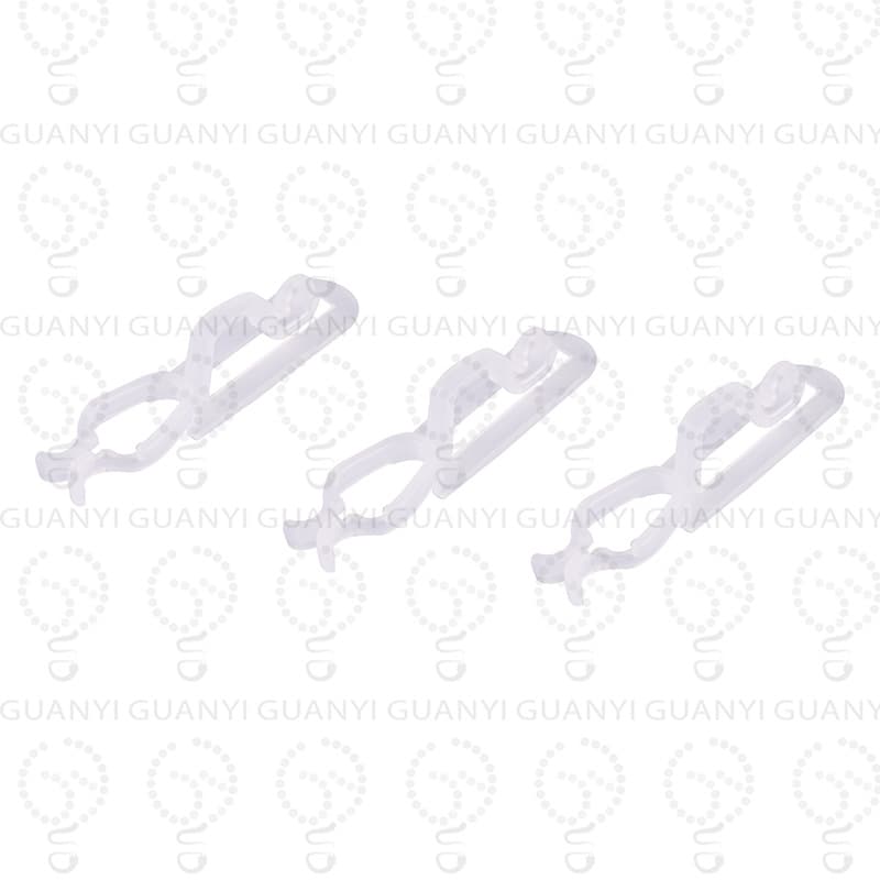Enlarged PP clips suitable for Christmas light strings E12/E17 and mini light strings