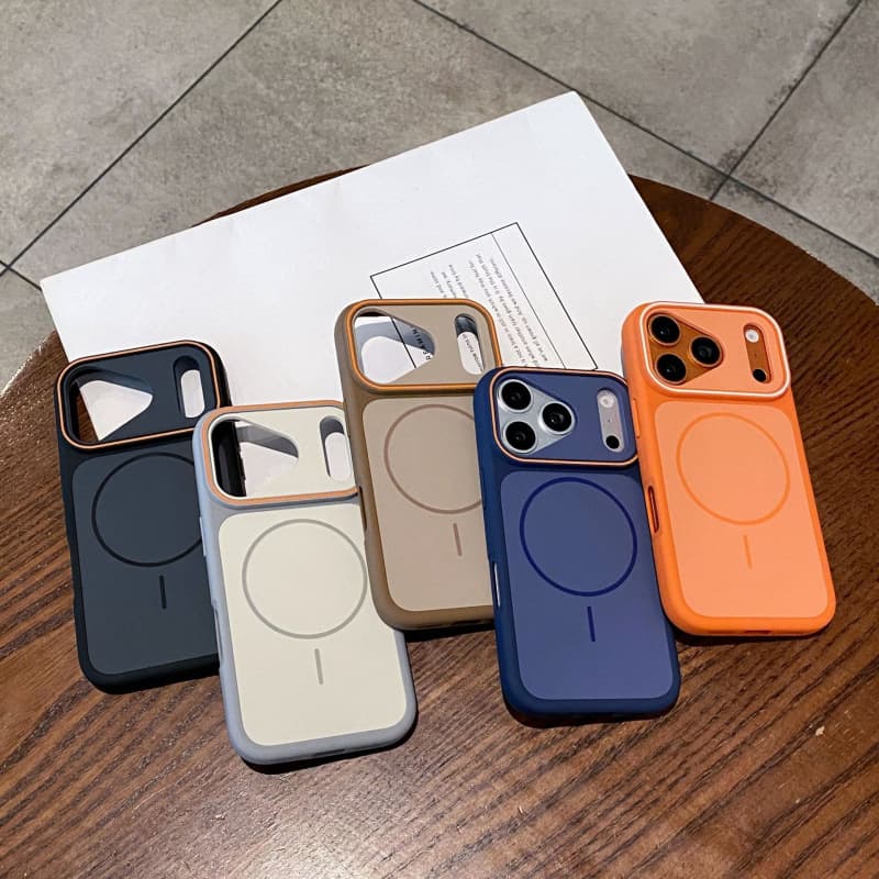 Suitable for Apple 17Promax mobile phone case, magnetic iPhone16 matte 15 protective cover, Apple 17Pro Max