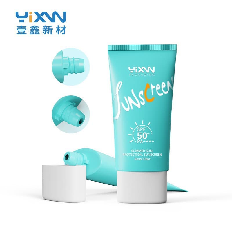 Processing customized sunscreen hose PE plastic cosmetic hose BB cream liquid foundation cosmetic hose packaging material