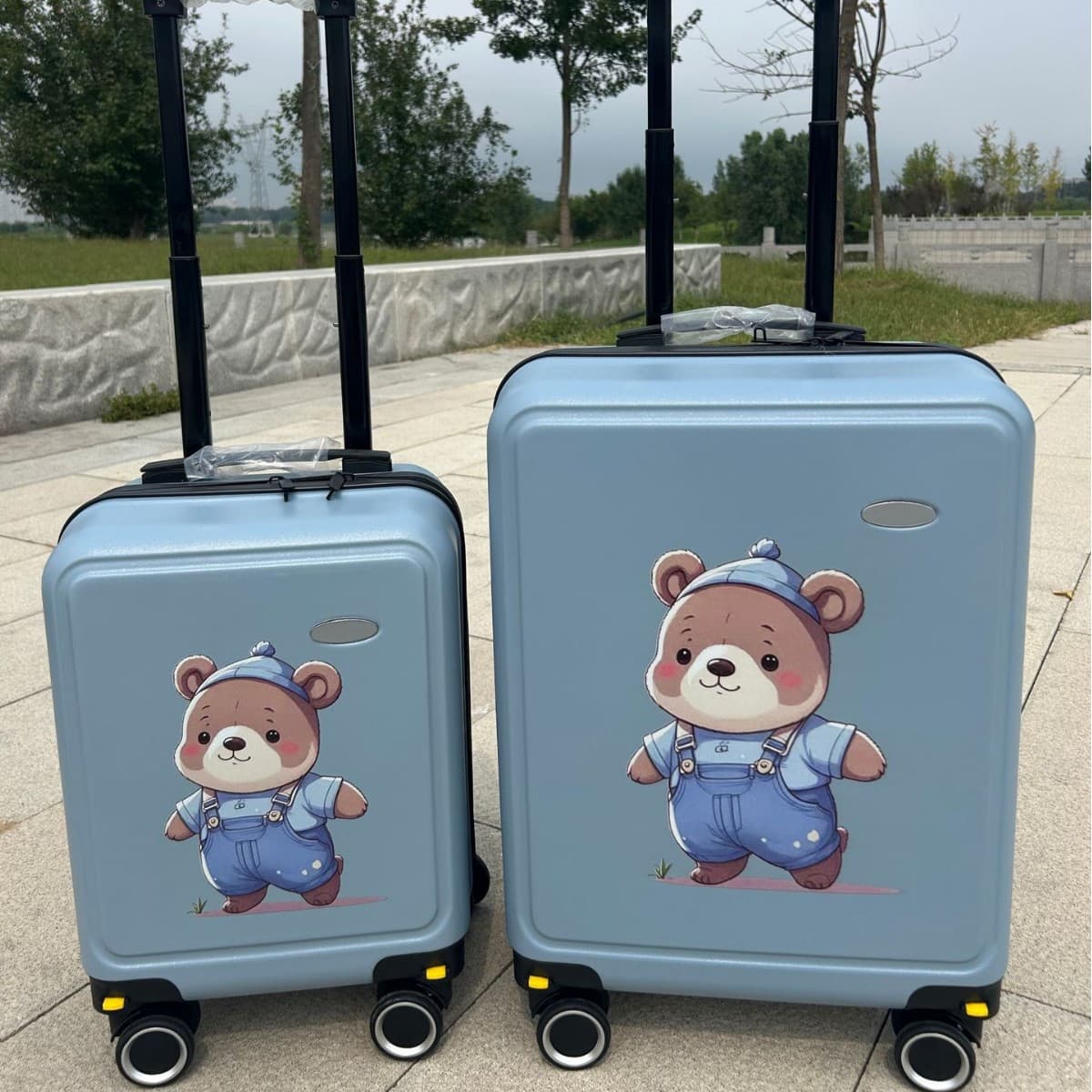 16-inch and 20-inch Trendy Children's Luggage, Fashionable Carry-on Bag, Pattern Printing Available, Large Capacity Leisure Suitcase