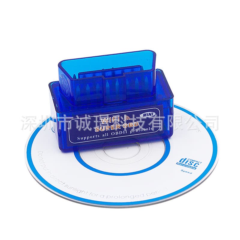 MINI WiFi ELM327 OBD2 Car Diagnostic Scanner V1.5 for Apple & Android, Bag/Box Packaging