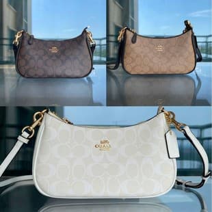 Coco Teri Underarm Crescent Bag Vintage Monogram Women's Bag Classic Monogram Mahjong Bag Fashionable Shoulder Crossbody Bag