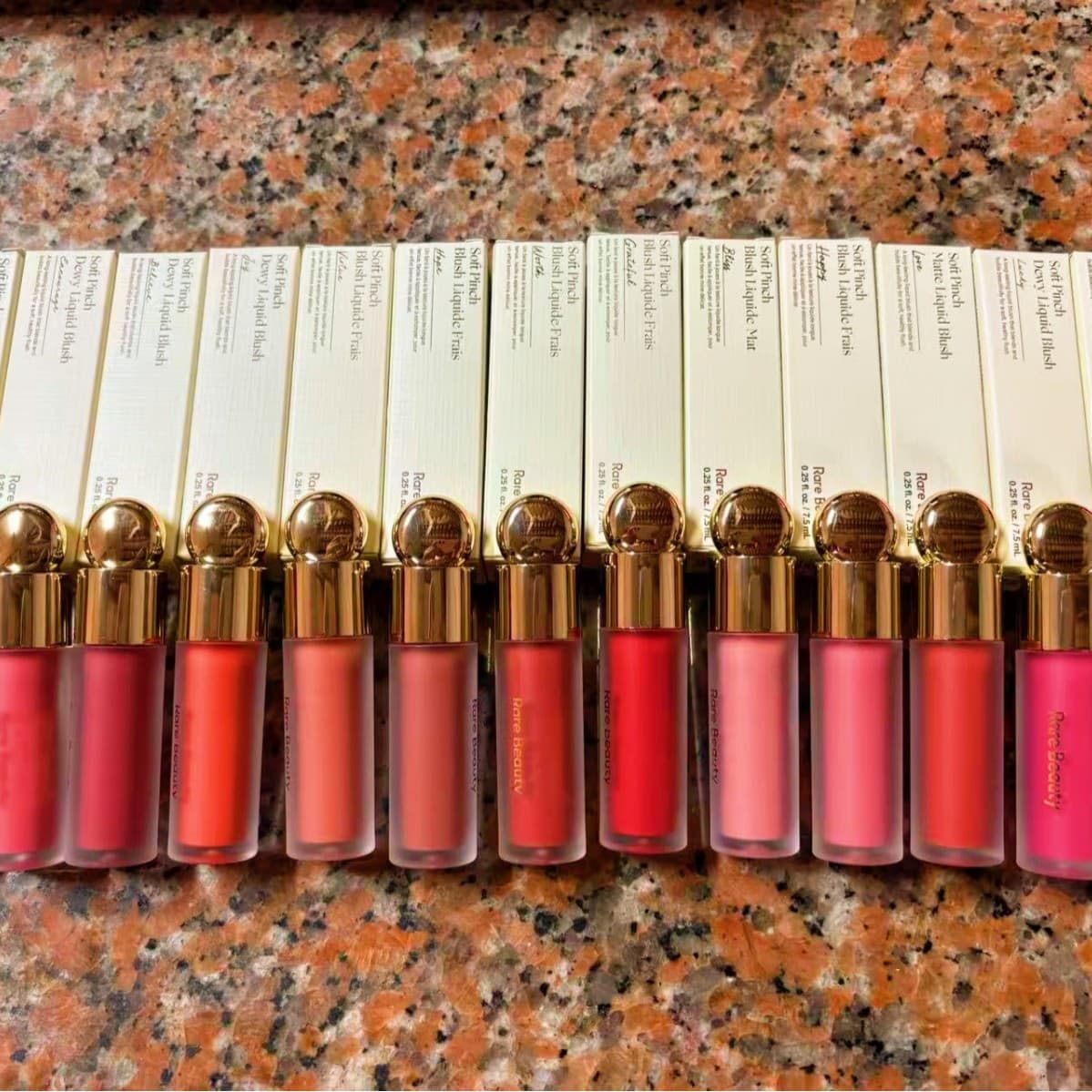 Cross-border Rare Beauty Selena Lip Gloss Silky Lipstick Mirror Finish Hope Liquid Blush Happy/Joy