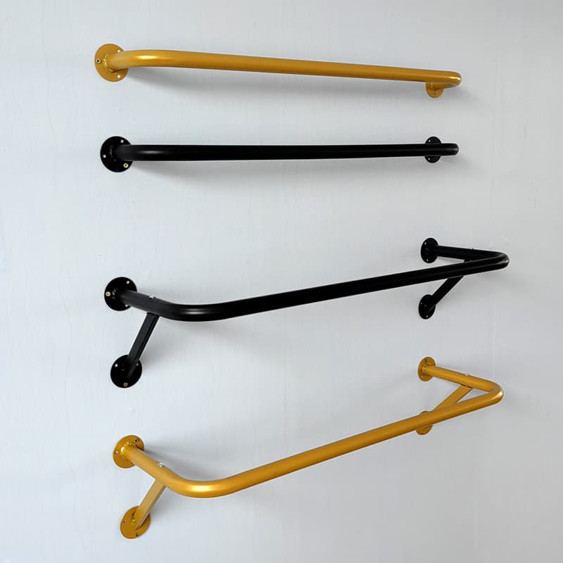 Clothing Store Wall-Mounted Front/Side Hanging Rack, Men's Women's Children's Store Wall-Mounted Display Stand, Thickened Wall Hanger