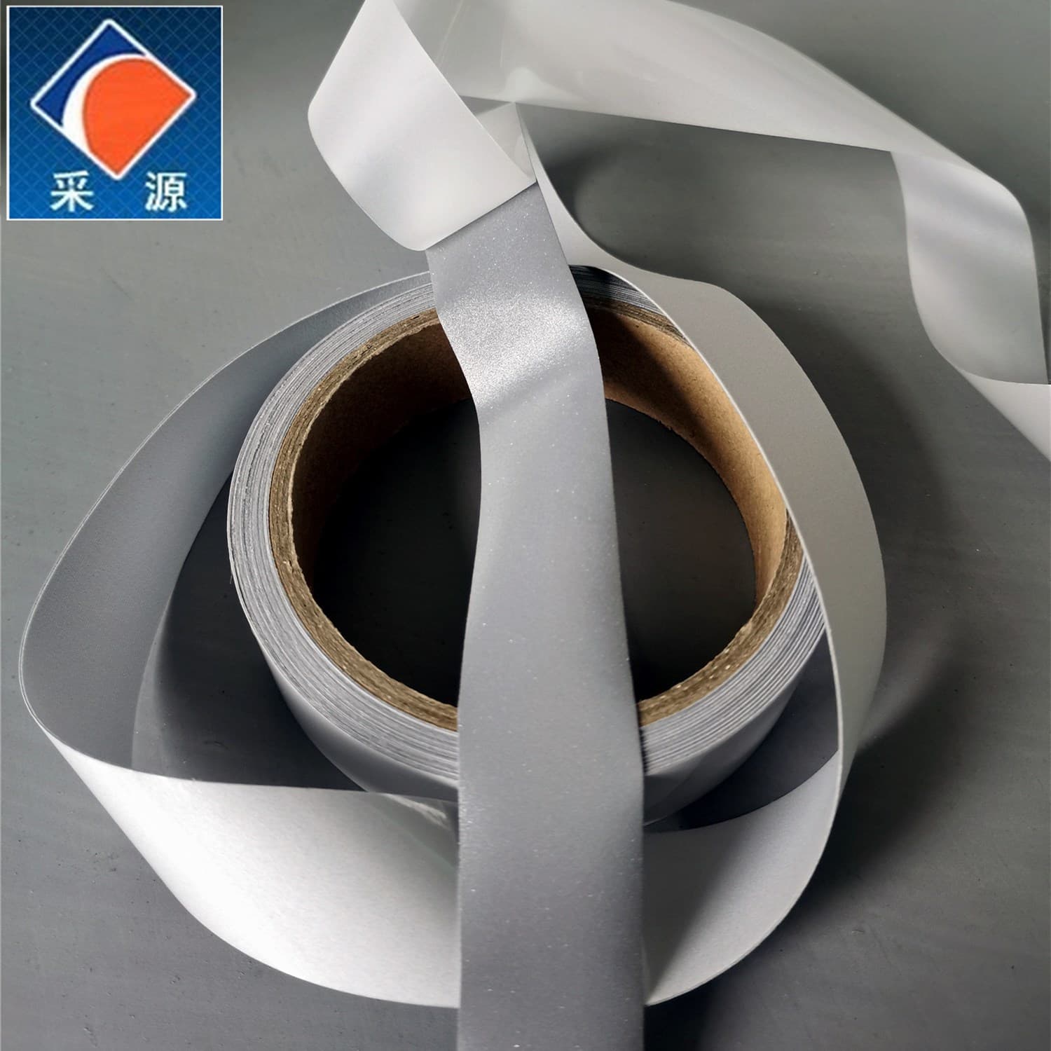 Bright Silver-Gray Double-Sided or Single-Sided Edging Strips, High-Elasticity Reflective Bands with White Trim for Sewing