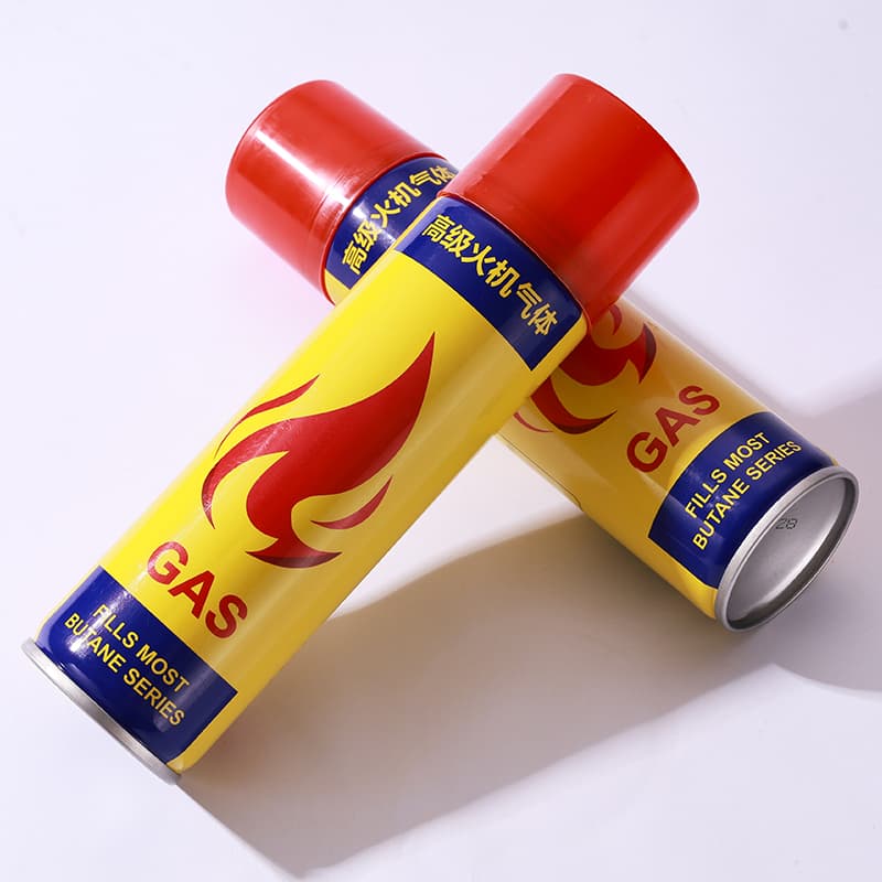 Premium Butane Windproof Lighter Refill Gas Universal Canister for Liquid Gas and Oil Refilling, Available in Small and Large Bottles