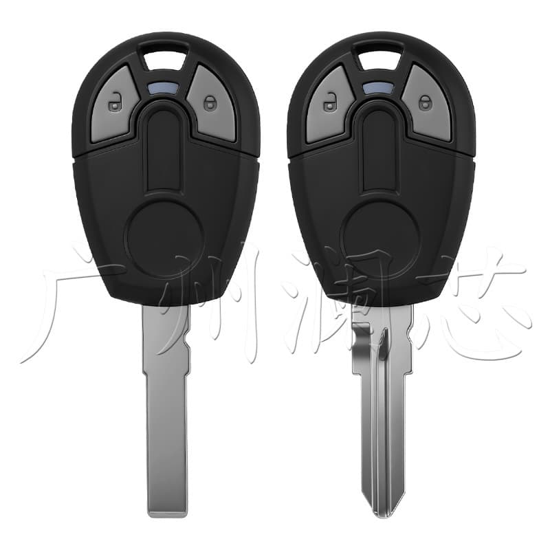 Suitable for Fiat 2-button straight ignition remote control car key shell replacement with seat GT15R SIP22 embryo