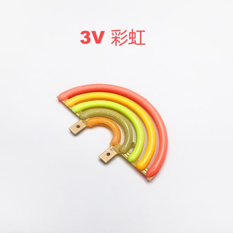 Custom-shaped LED Filament Rainbow 3V Shape Filament Decorative Cartoon Pattern Ambient Flexible Filament