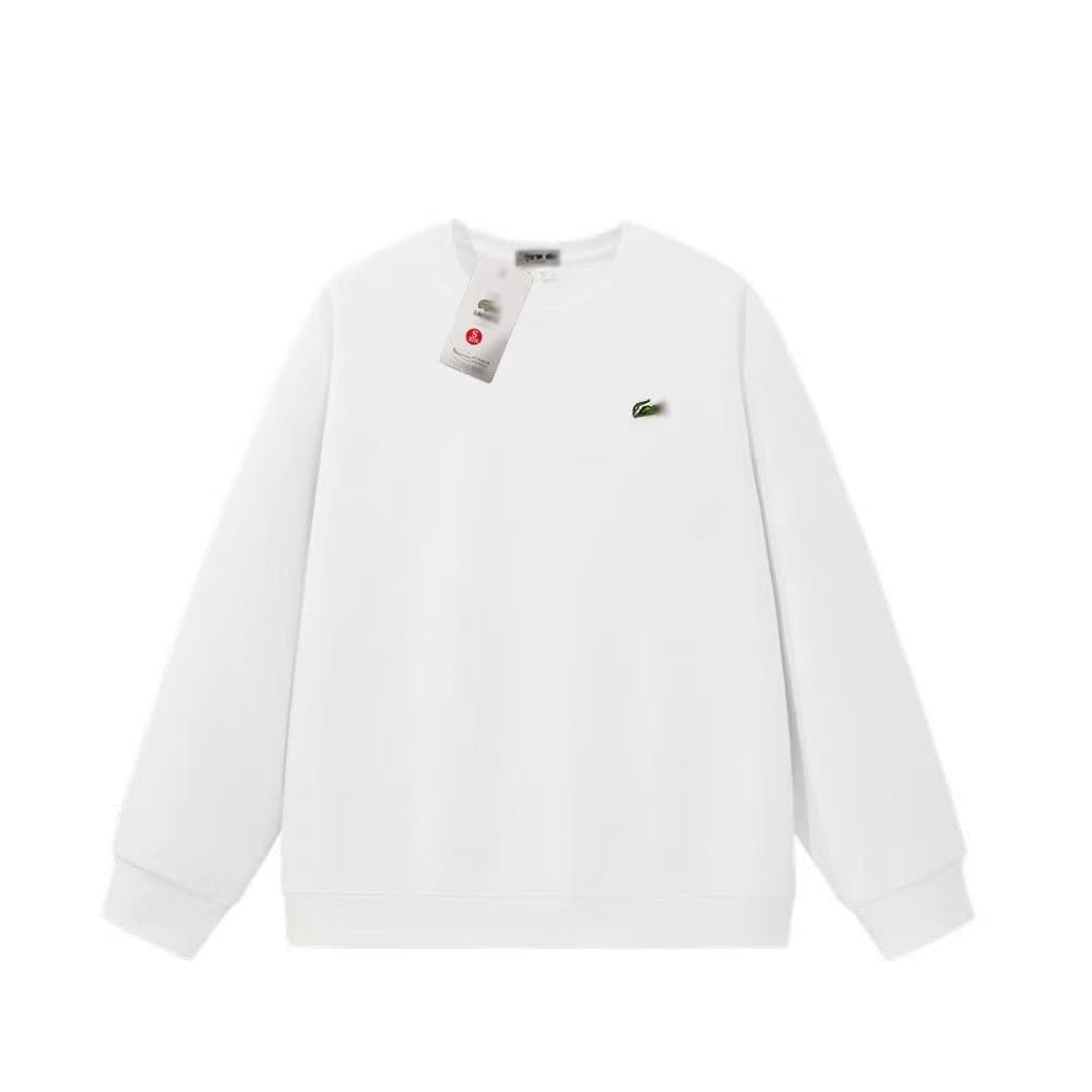 Cross-border fashion brand color matching embroidery series round neck loose sweatshirt cotton style autumn round neck sweatshirt new casual long sleeve