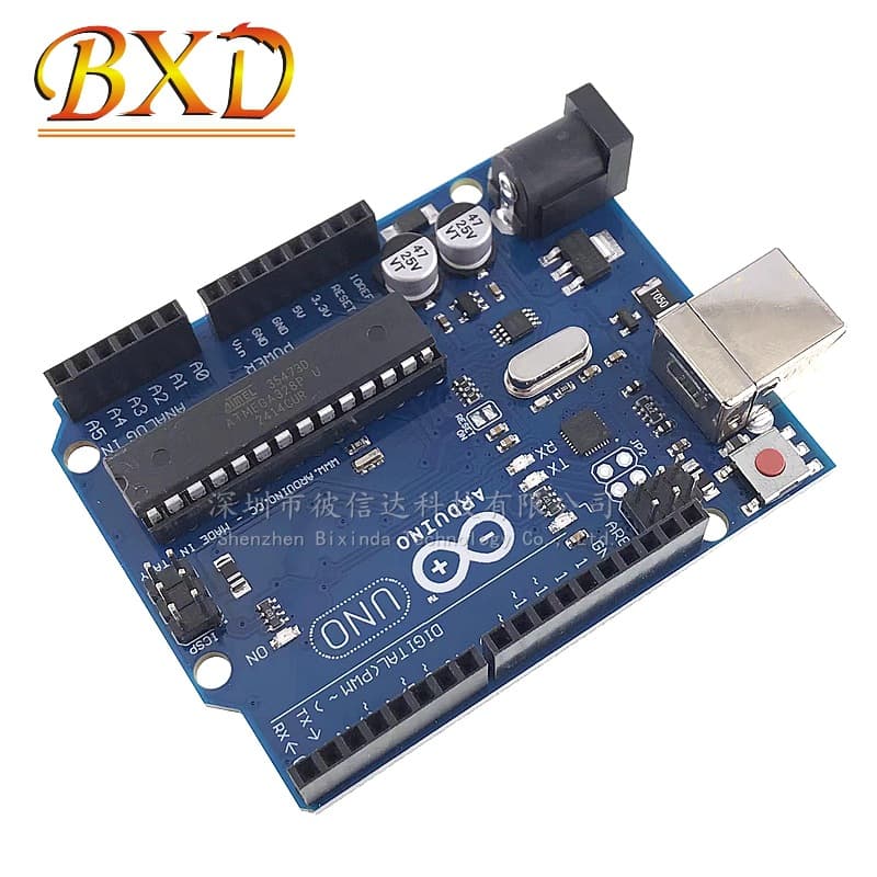 UNO-R3 Control Development Board, Official Design Version for Arduino, ATmega328P Microcontroller Module