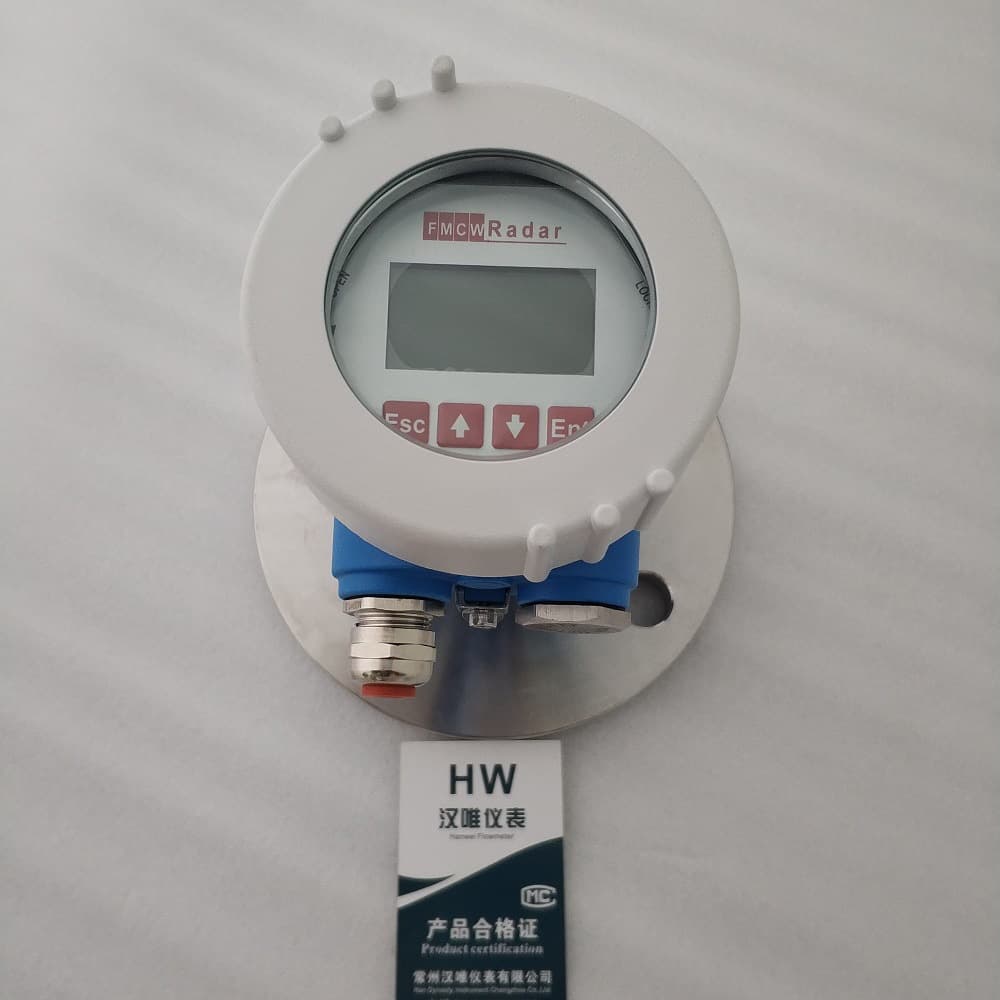80G Radar Level Gauge River Tank Water Level Meter Anti-corrosion Intelligent Radar Level Meter Dust Level Meter