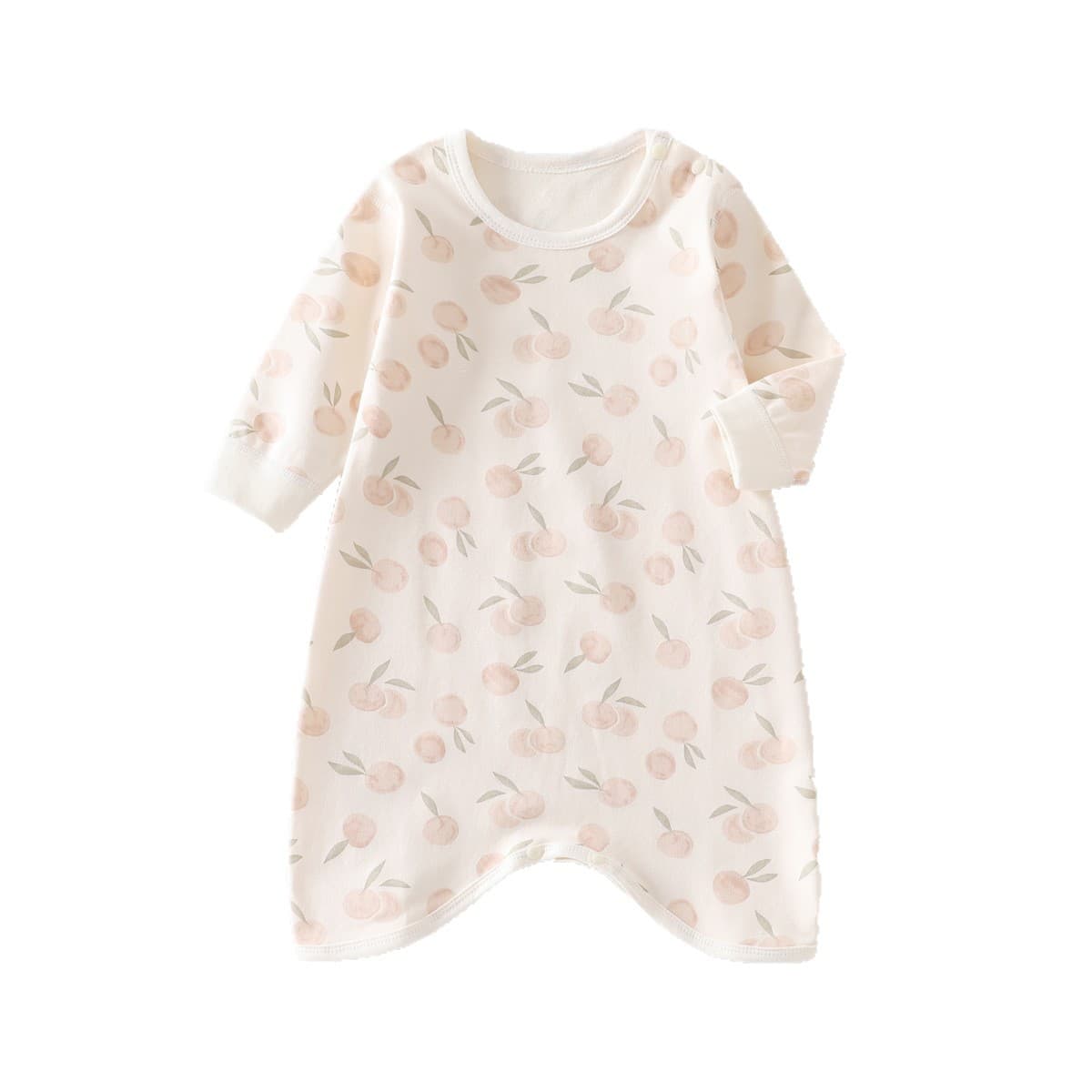 Baby Sleep Dress Spring Summer Autumn Infant Pajama Robe Pure Cotton Long Sleeve Unisex Kids Separate Leg Sleeping Bag All Season