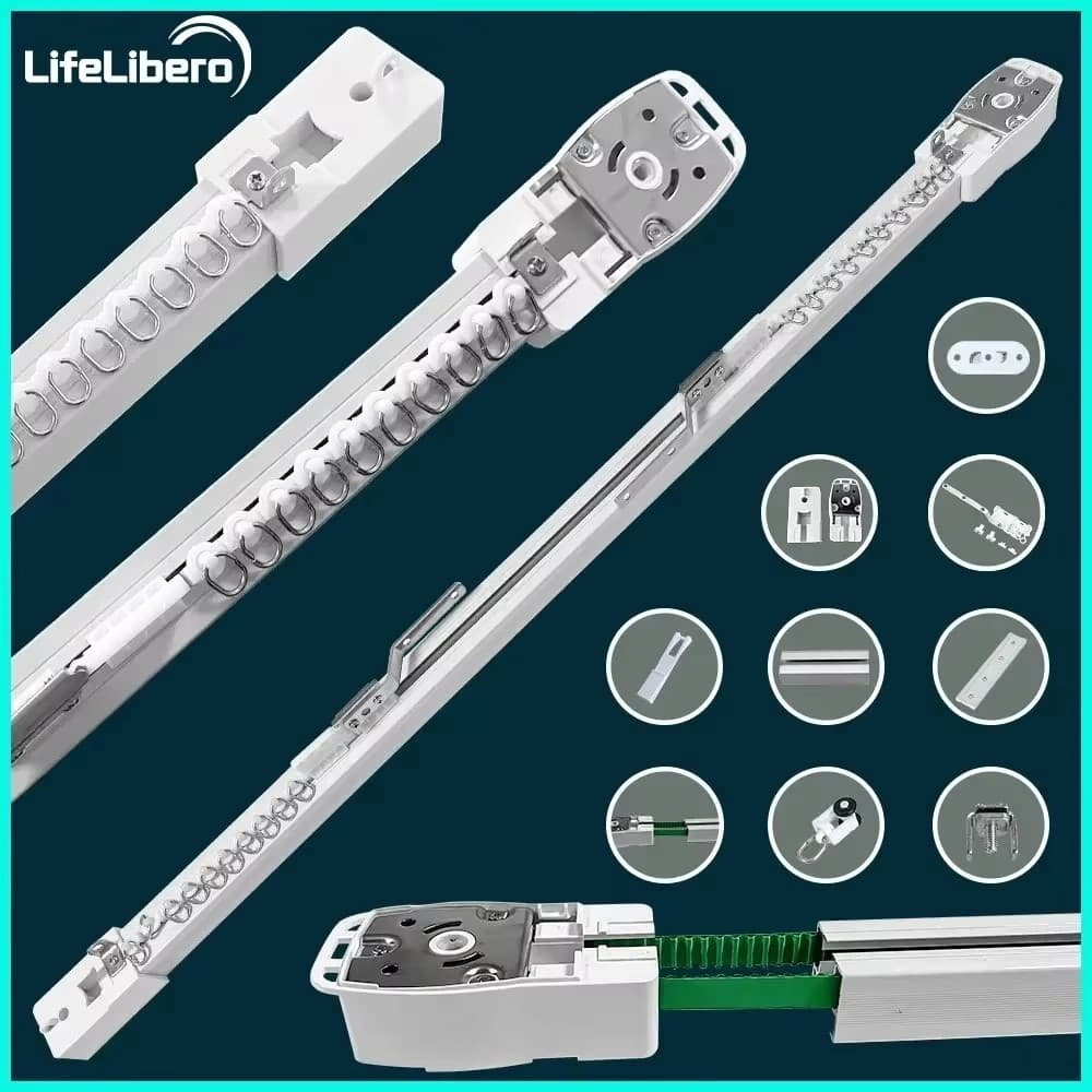 Smart Curtain Motor Track, Customizable Curtain Track, Ultra-Quiet Finished Electric Track